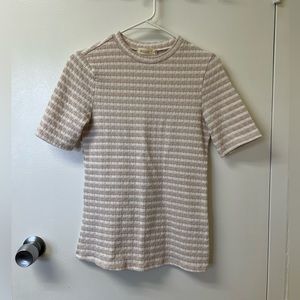 Fitted Short Sleeve Top Blouse